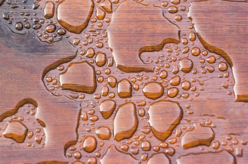 Proper staining helps preserve wood